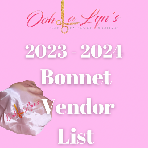 OohLaLyns Bonnet Vendor List